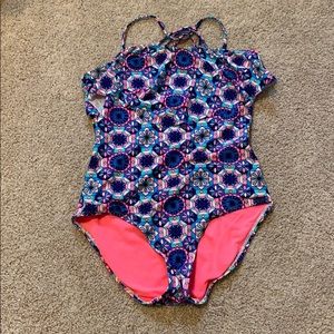 one piece with ruffle